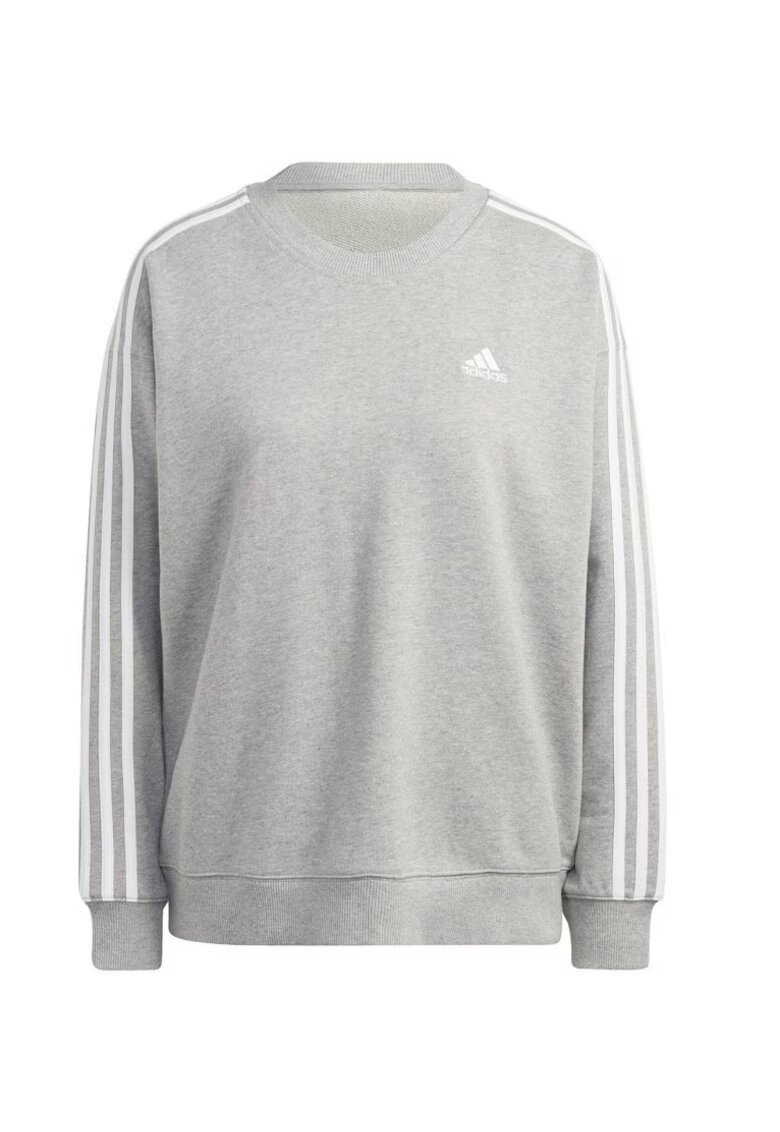 adidas Hanorac fara gluga Essentials - Bumbac - Gri