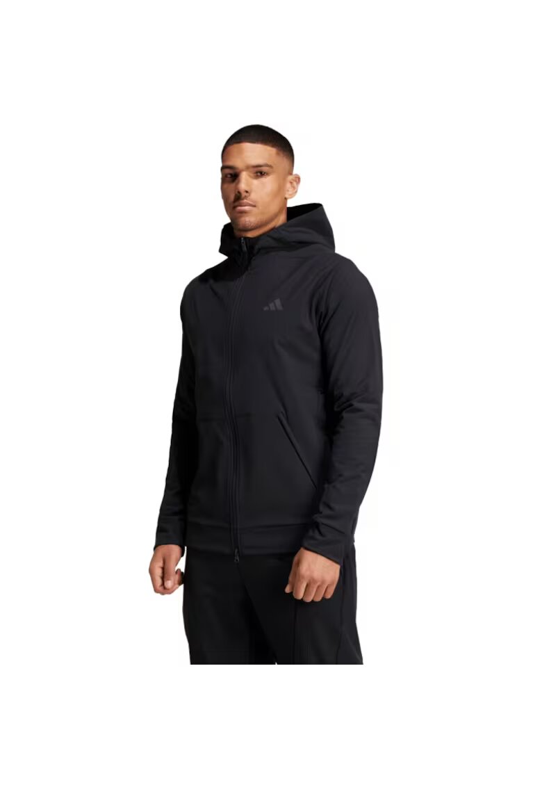 adidas Hanorac sport barbati Designed For Training - Cold.rdy - negru - material tehnic
