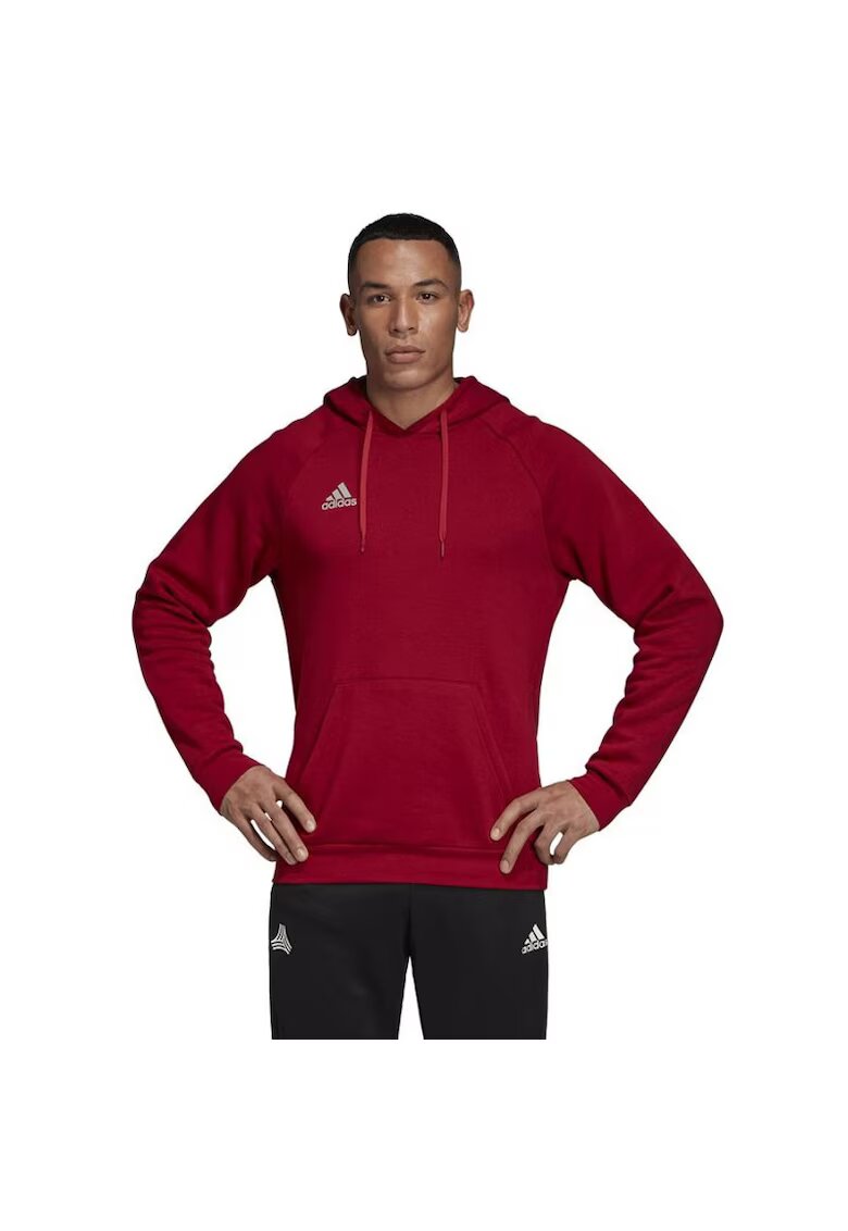 adidas Hanorac sport barbati - Poliester/Bumbac - Rosu -