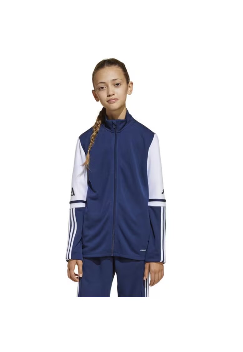 adidas Hanorac sport copii Squadra 25 Jr - poliester - bleumarin/alb