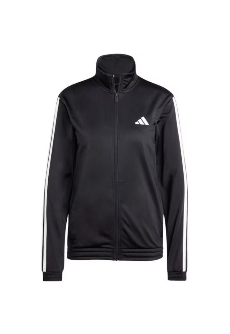 adidas Hanorac sport dama - Essentials Tricot - 3 dungi - tricot - negru