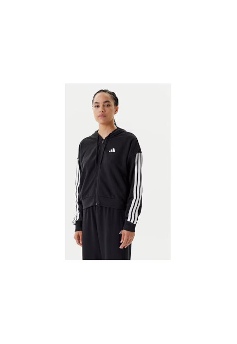 adidas Hanorac uni cu logo contrastant