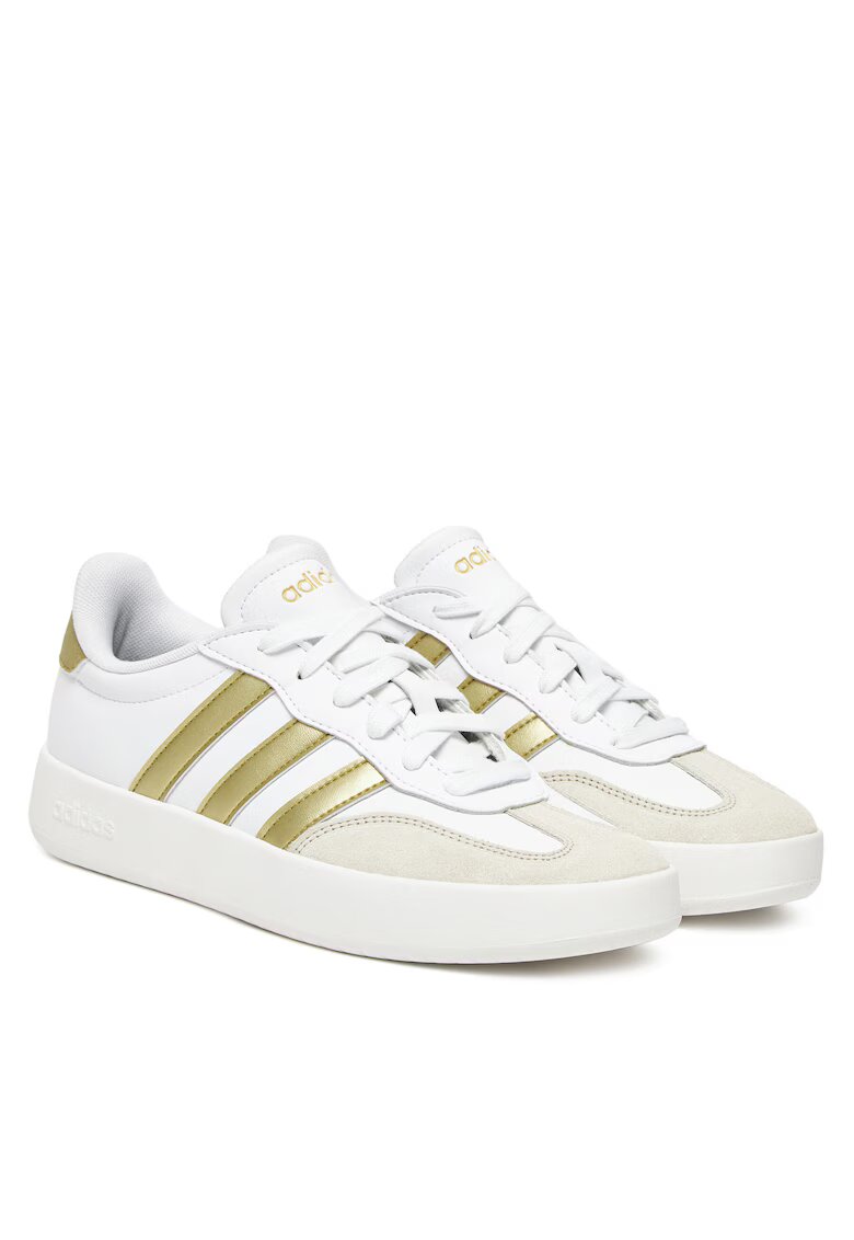 adidas i - model Barreda - piele ecologica - alb/auriu - pantofi sport dama