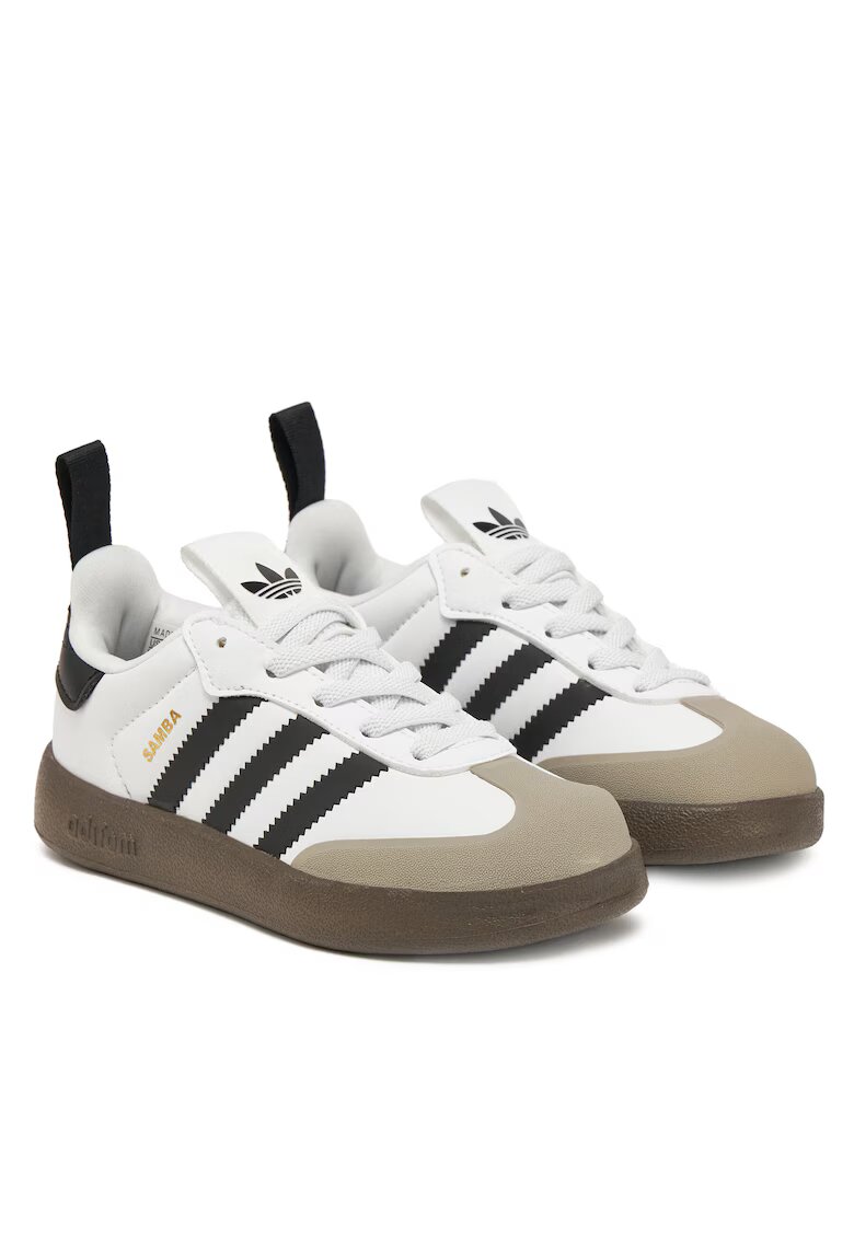 adidas i unisex Samba 360 IH - piele ecologica - alb/negru/gri