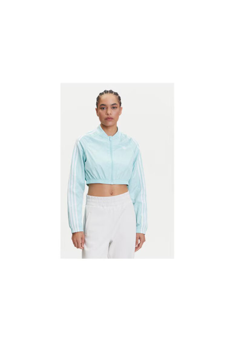 adidas Jacheta crop cu logo