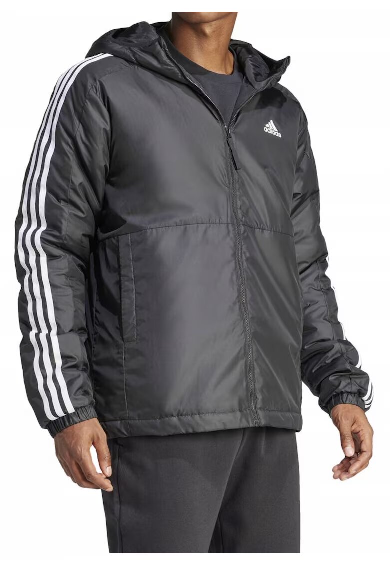 adidas Jacheta impermeabila cu gluga Essentials 3-Stripes -