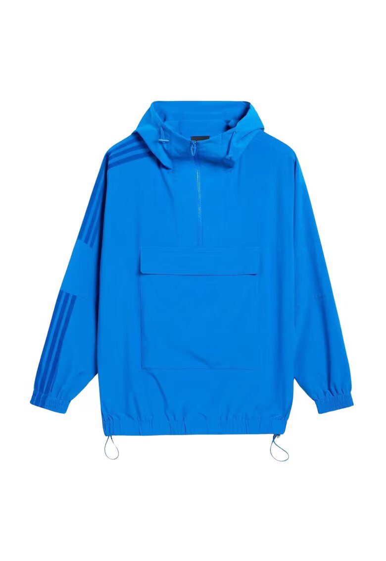 adidas Jacheta unisex x Ivy Park - oversize - albastra - XXS - poliester - cu gluga