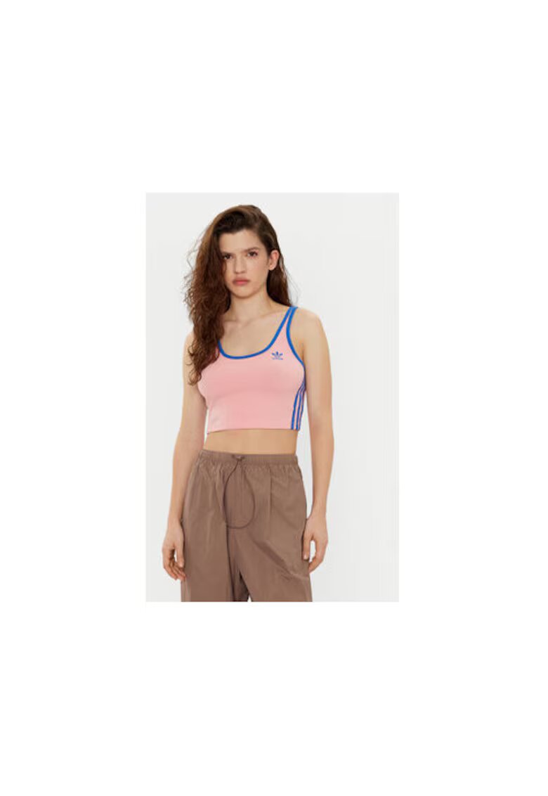 adidas Maieu crop slim fit cu logo