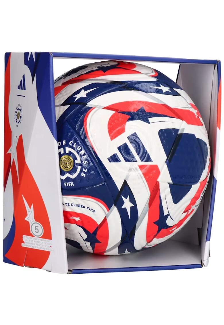 adidas Minge fotbal Mundial de Clubes 2025 Pro - oficiala de joc - albastru/rosu/alb -