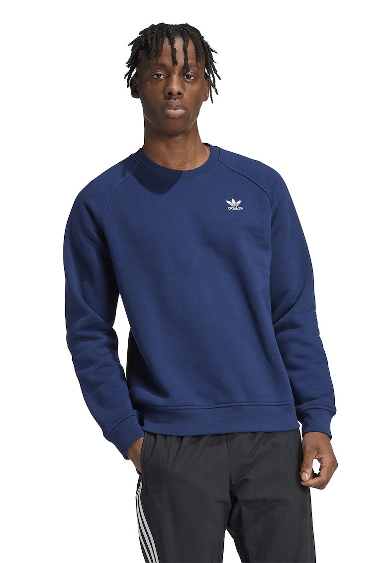adidas Originals Bluza de trening cu decolteu la baza gatului si maneci raglan - Albastru royal