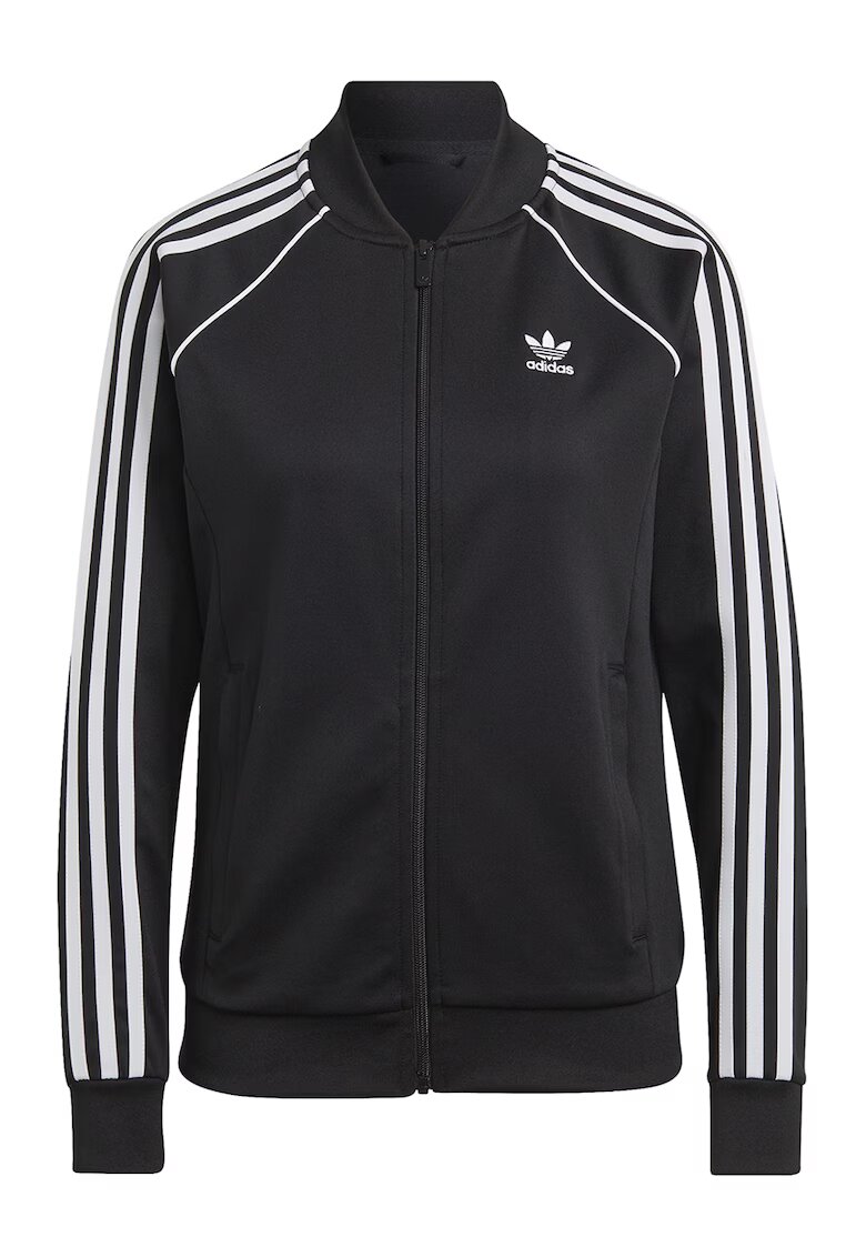 adidas Originals Bluza de trening cu fermoar Adicolor Classics - Negru