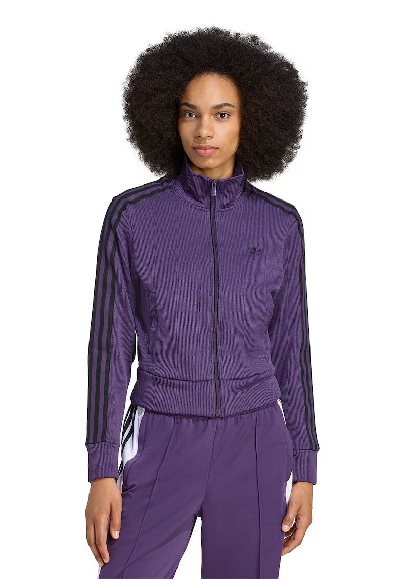 adidas Originals Bluza de trening cu fermoar Firebird - Violet prafuit