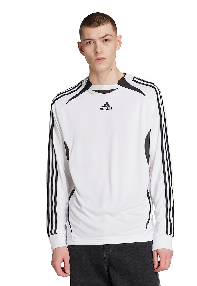 adidas Originals Bluza lejra cu garnituri contrastante - Negru stins/Alb optic