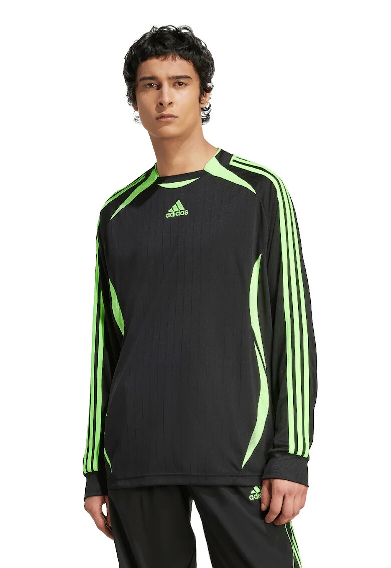 adidas Originals Bluza lejra cu garnituri contrastante - Negru/Verde deschis
