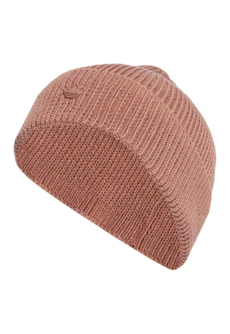 adidas Originals Caciula din tricot cu monograma - Roz prafuit
