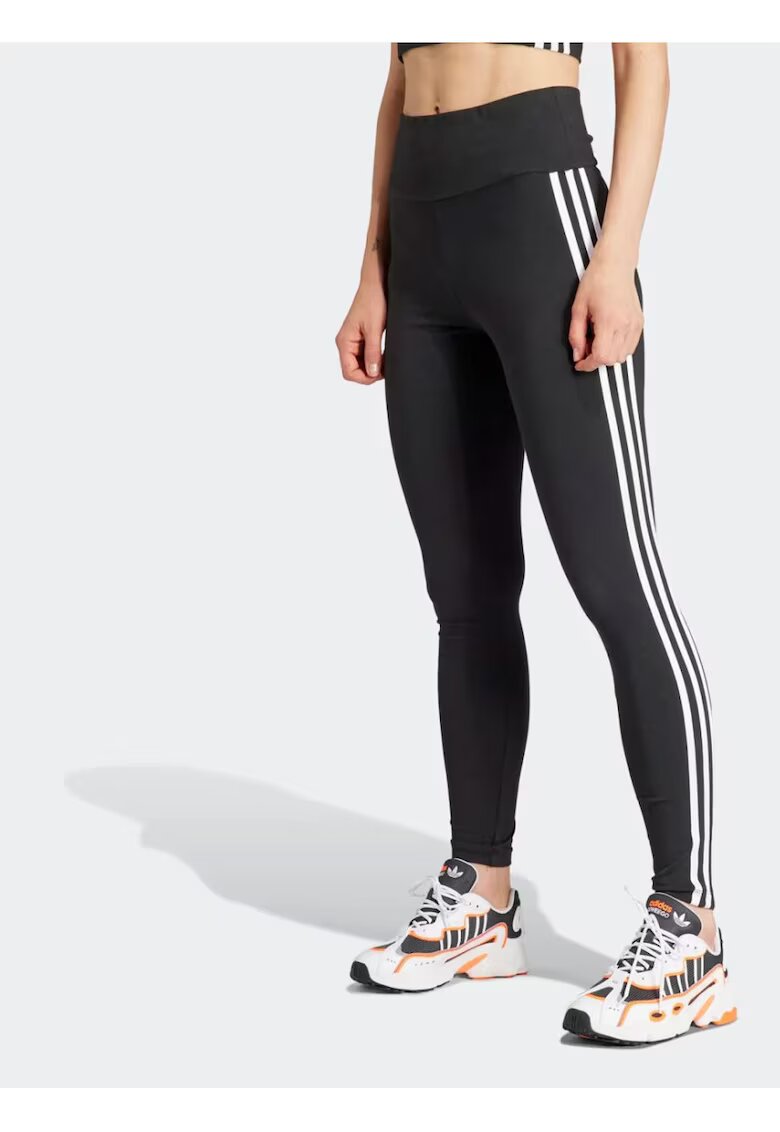 adidas Originals Colanti cu detaliu logo si talie inalta
