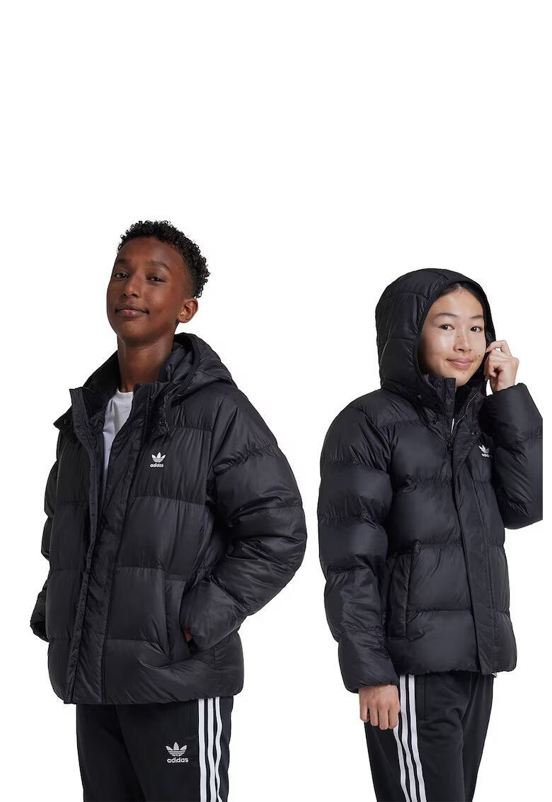 adidas Originals Geaca lejera cu umplutura de puf Adicolor - Negru
