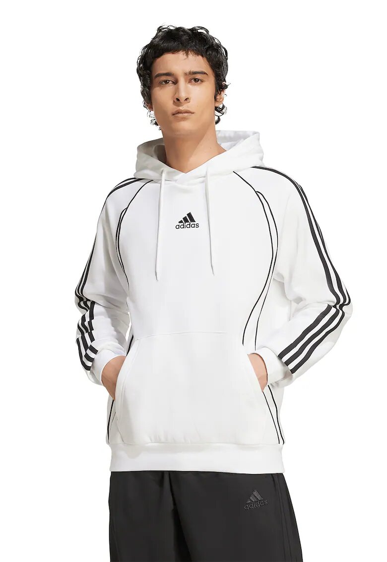 adidas Originals Hanorac cu detalii contrastante Teamgeist - Alb/Gri antracit