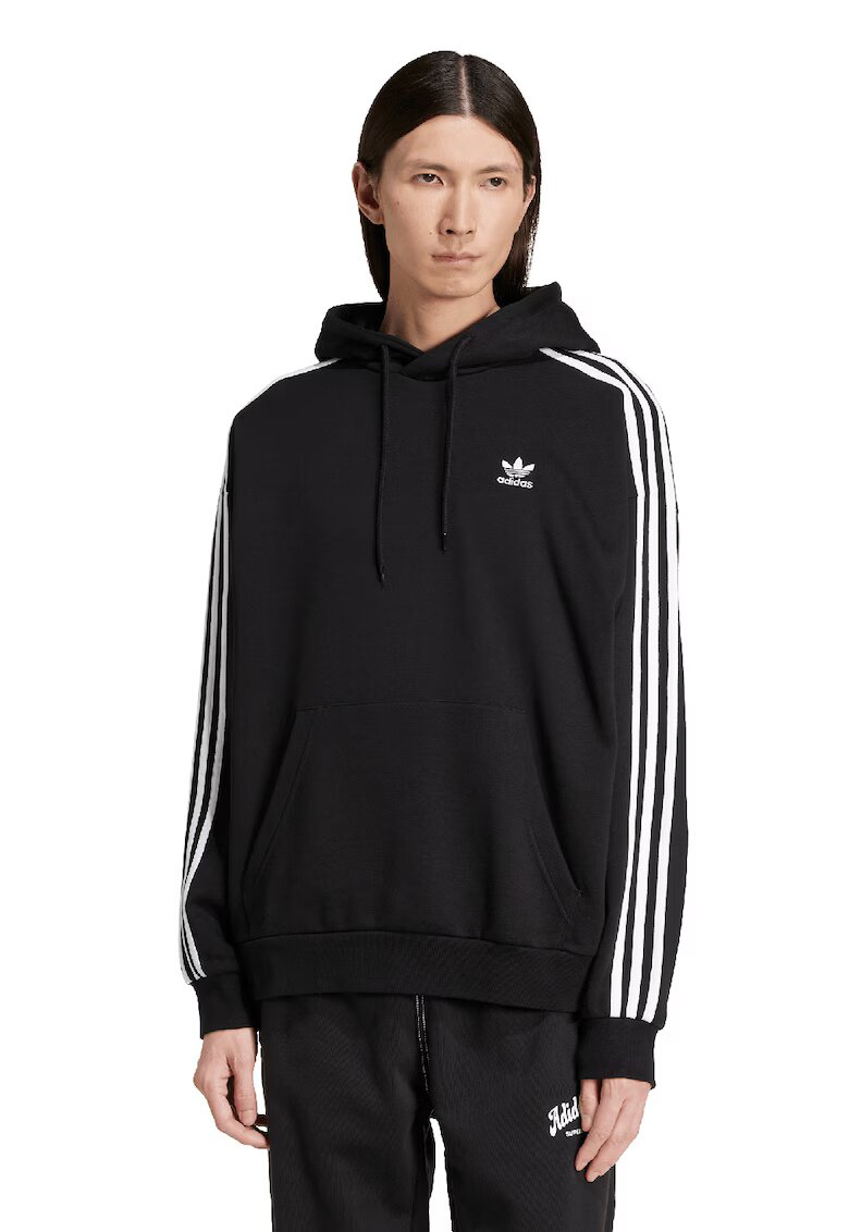 adidas Originals Hanorac lejer Adicolor - Alb/Negru