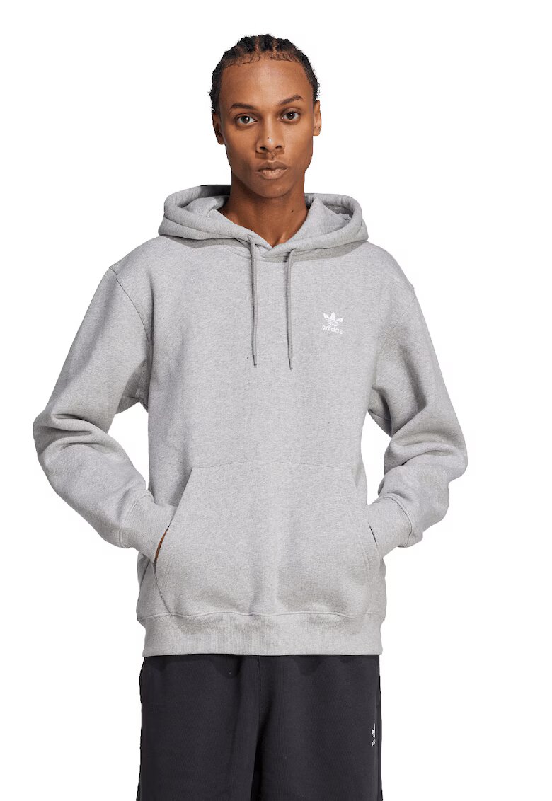 adidas Originals Hanorac lejer cu maneci cazute - Gri deschis melange