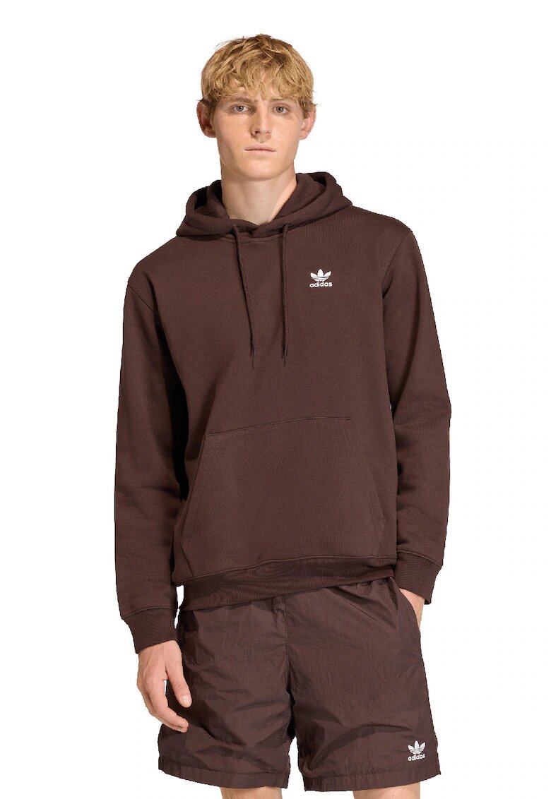 adidas Originals Hanorac lejer cu maneci cazute - Maro