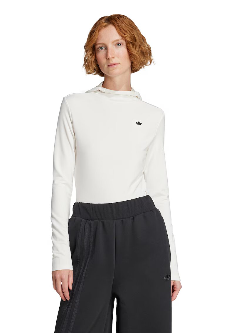 adidas Originals Hanorac slim fit Premium Essentials - Negru/Alb murdar