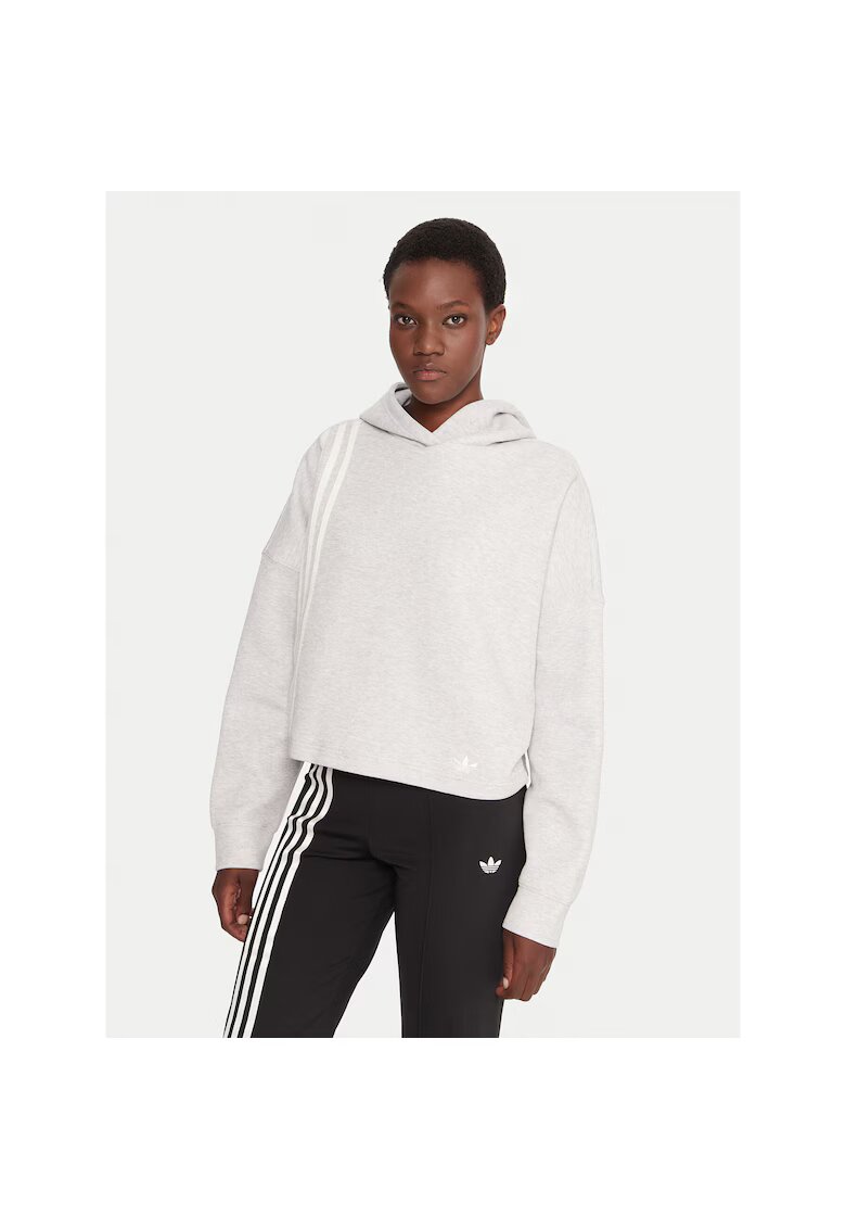 adidas Originals Hanorac sport dama Adidas - gri - material confortabil