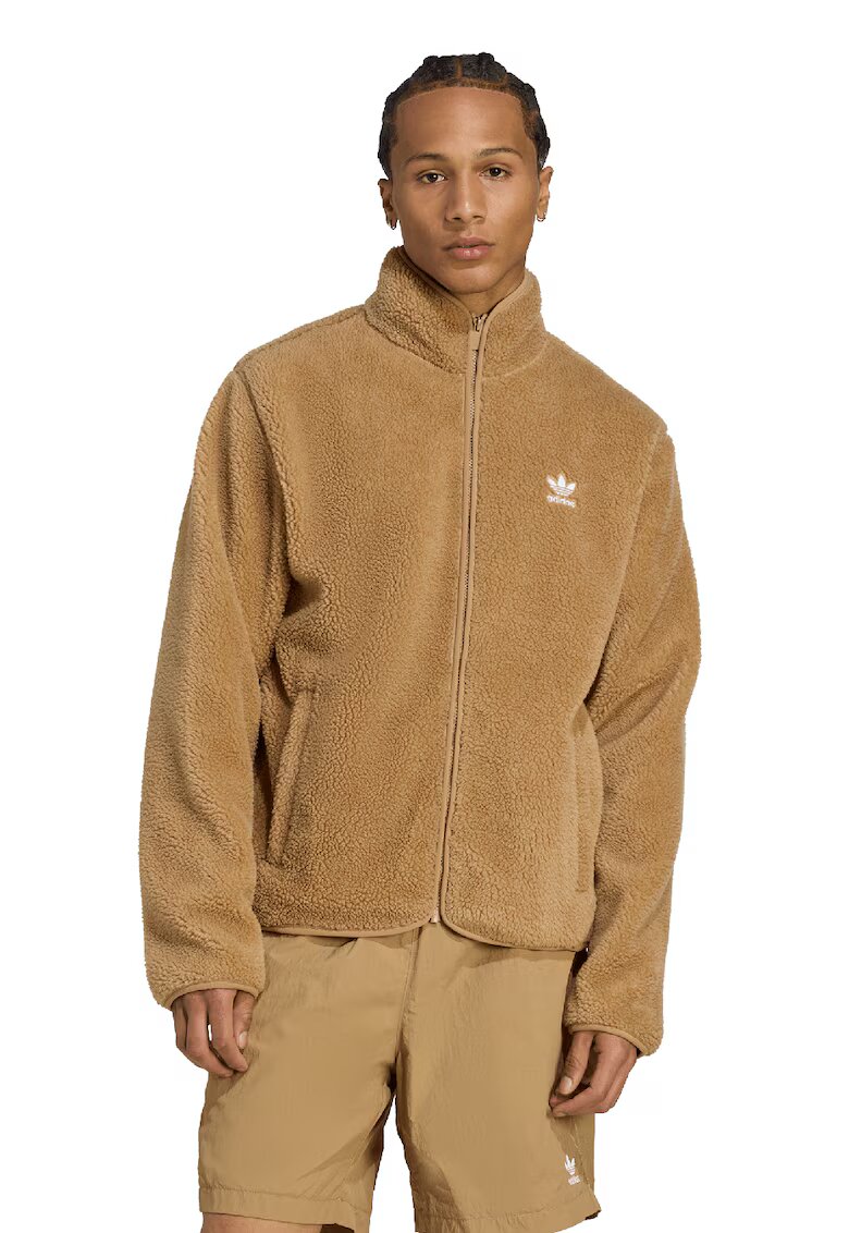 adidas Originals Jacheta lejera din material fleece - Bej