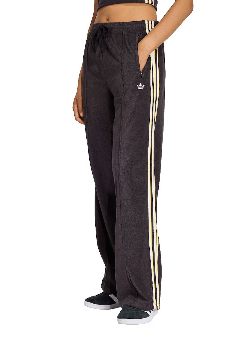 adidas Originals Pantaloni cu snur si buzunare cu femoar - Negru/Galben