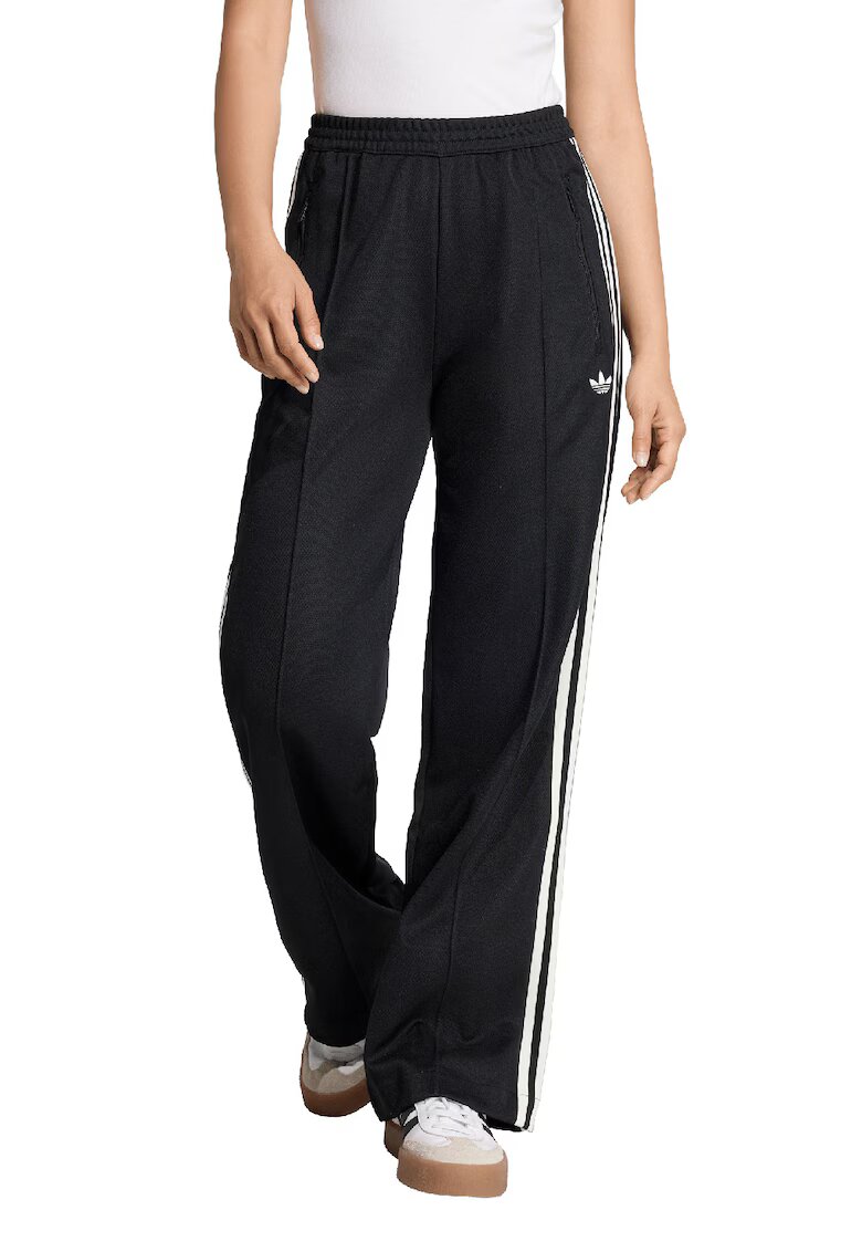 adidas Originals Pantaloni de trening cu buzunare cu fermoar Classic - Alb/Negru