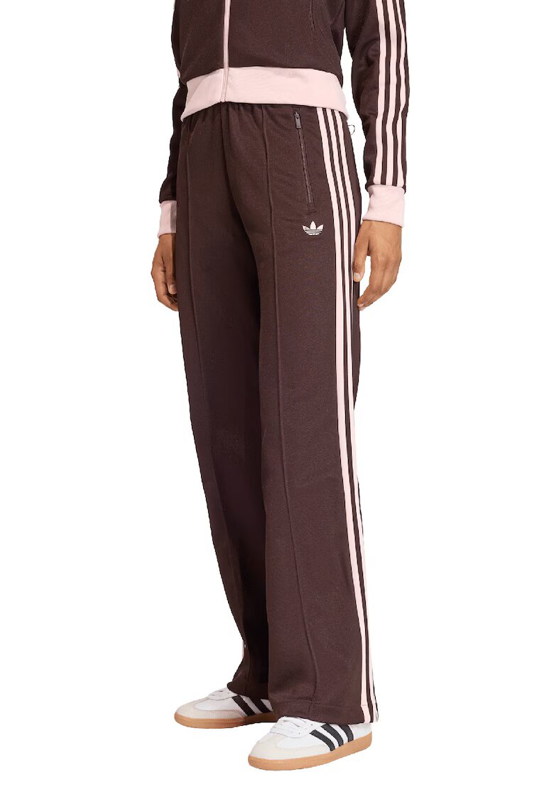 adidas Originals Pantaloni de trening cu buzunare cu fermoar Classic - Maro/Roz