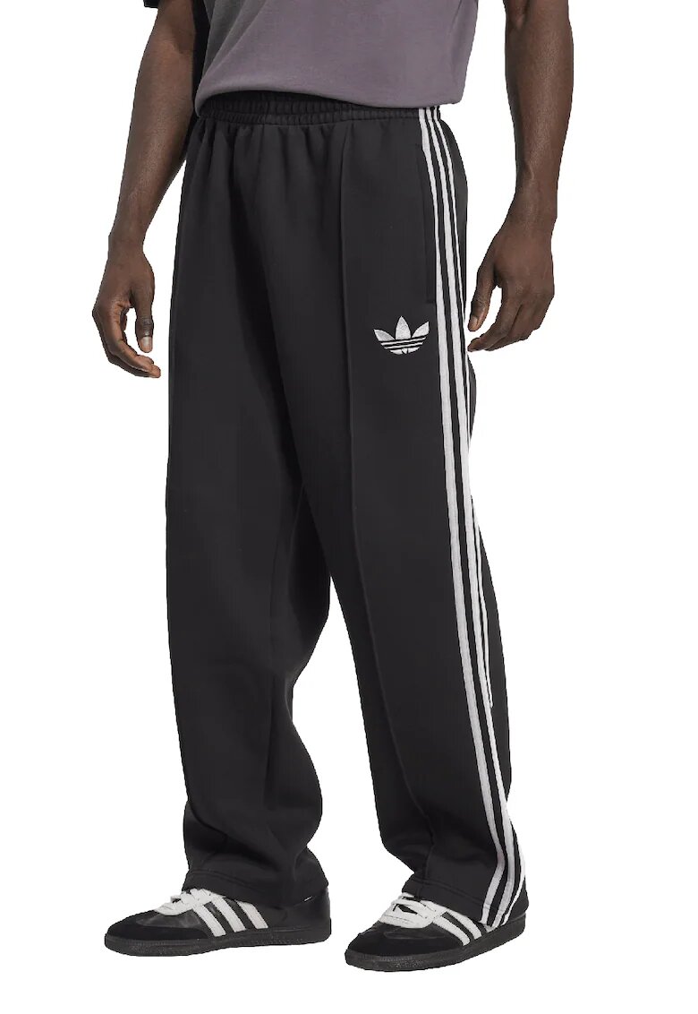 adidas Originals Pantaloni de trening cu buzunare laterale Spacer Dril - Alb/Negru