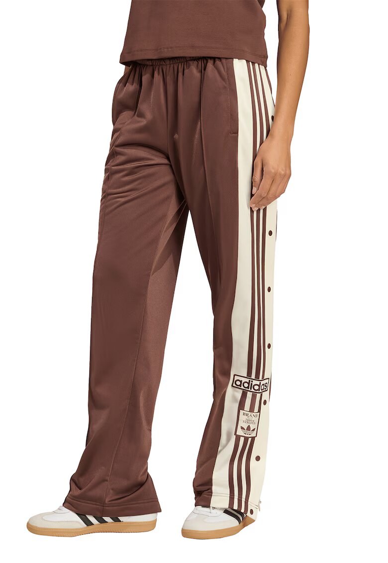 adidas Originals Pantaloni de trening cu capse laterale Adibreak - Maro