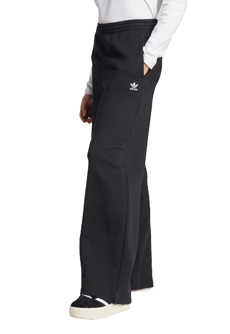 adidas Originals Pantaloni de trening cu croiala dreapta - Negru