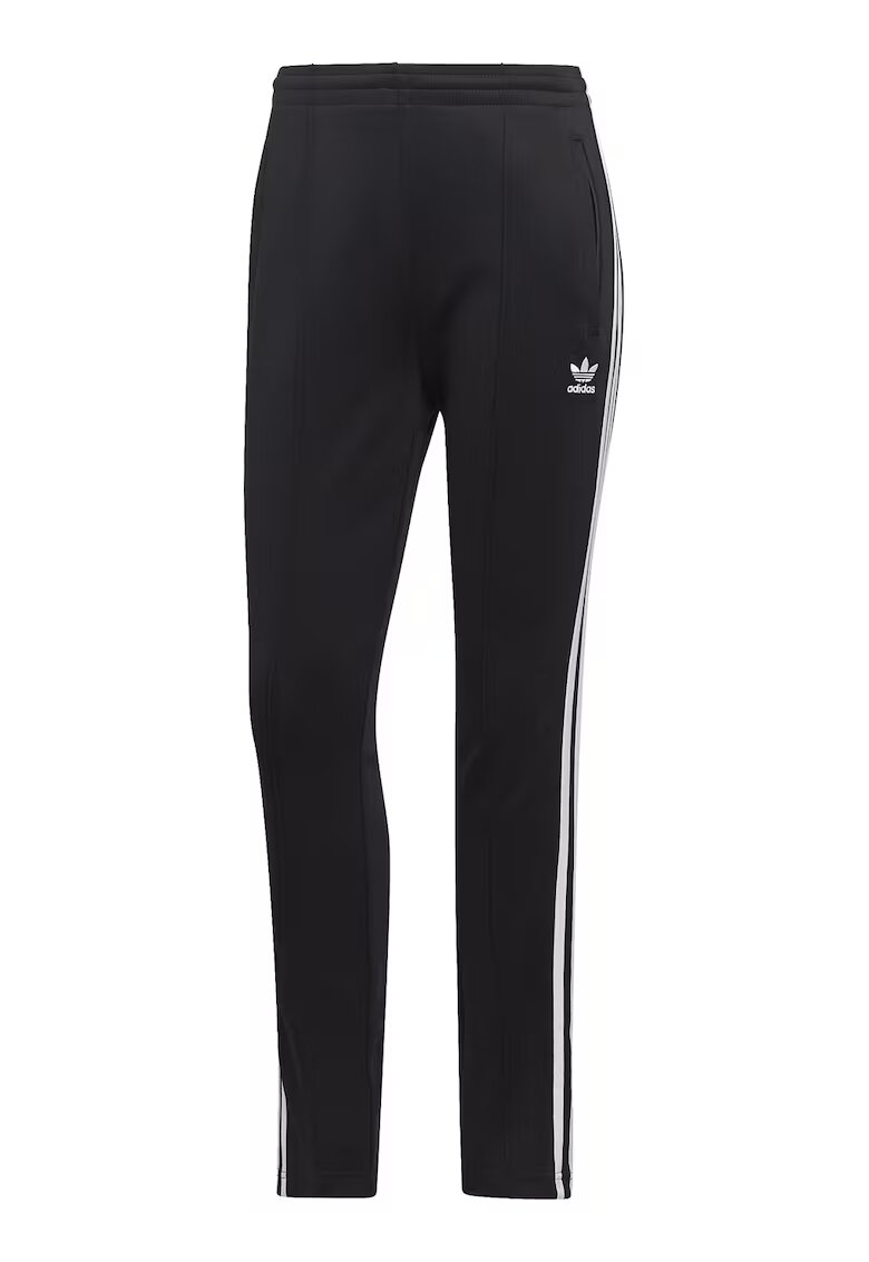 adidas Originals Pantaloni de trening slim fit Adicolor - Alb/Negru