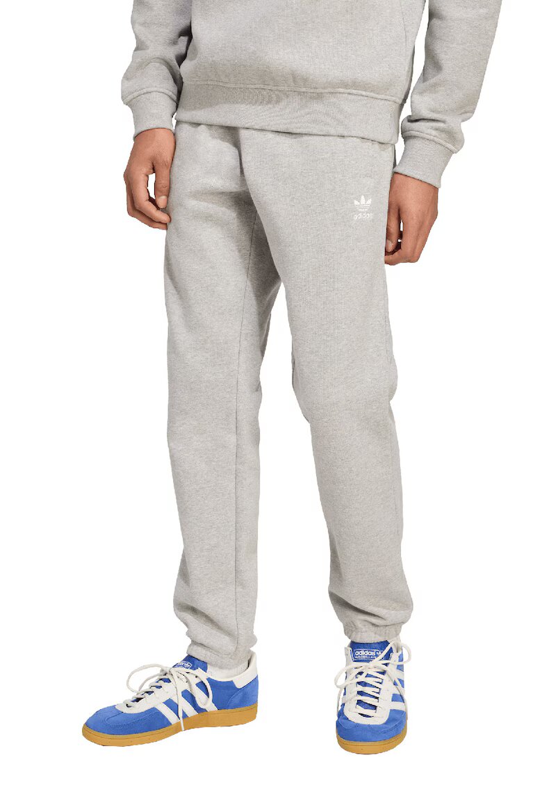 adidas Originals Pantaloni de trening slim fit cu buzunare Trefoil Essentials - Gri deschis