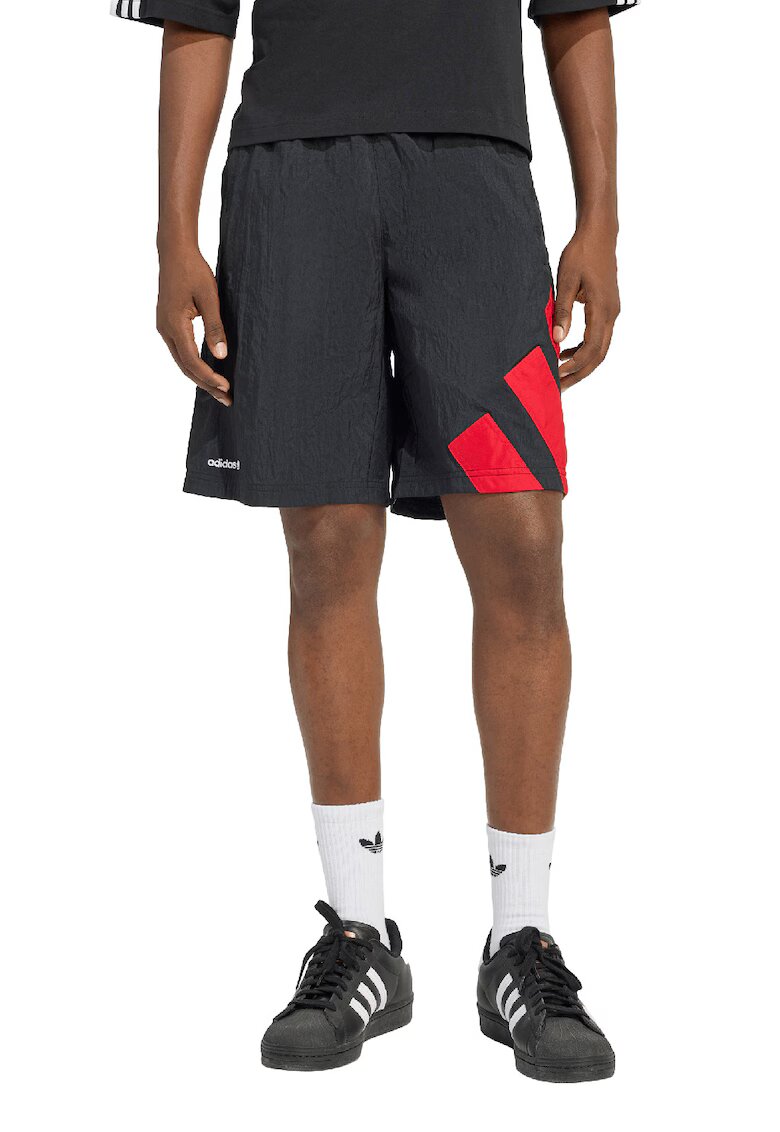 adidas Originals Pantaloni scurti cu doua buzunare laterale Grfx - Rosu/Negru