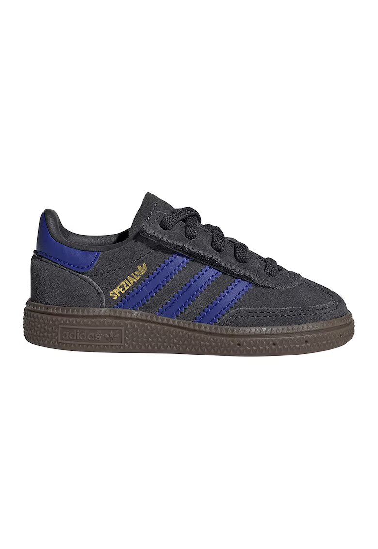 adidas Originals Pantofi Spezial din piele intoarsa pentru handbal - Negru stins/Albastru royal