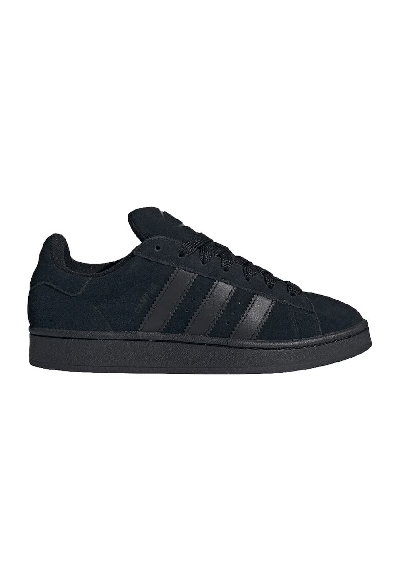 adidas Originals Pantofi sport Campus 00s din piele intoarsa cu garnituri contrastante - Negru