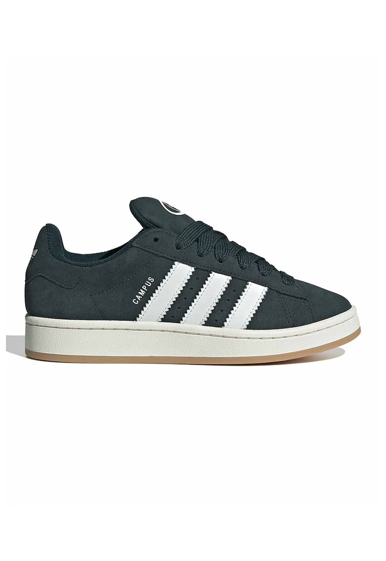 adidas Originals Pantofi sport Campus 00s low cut de piele intoarsa - Albastru petrol