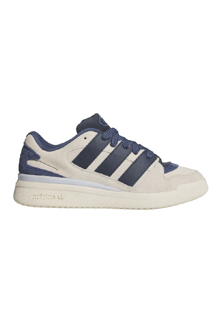 adidas Originals Pantofi sport cu detalii din piele intoarsa Forum2000 - Albastru inchis/Bej deschis