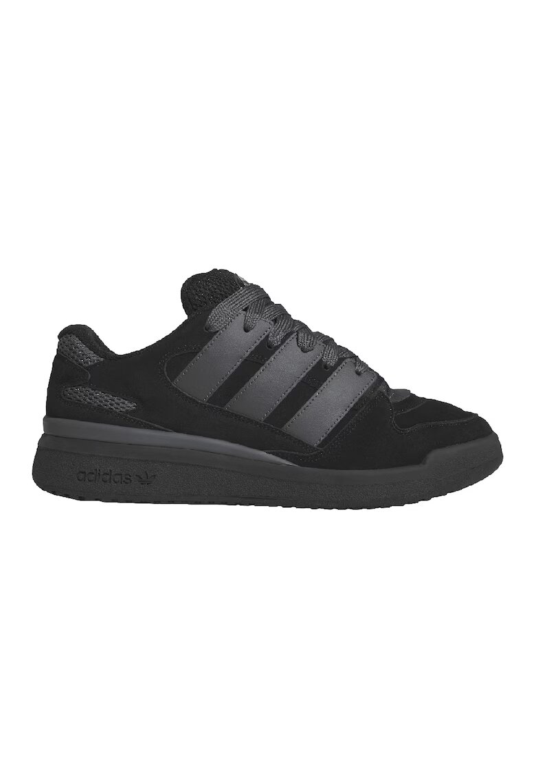 adidas Originals Pantofi sport cu garnituri din piele intoarsa Forum2000 - Negru/Gri inchis