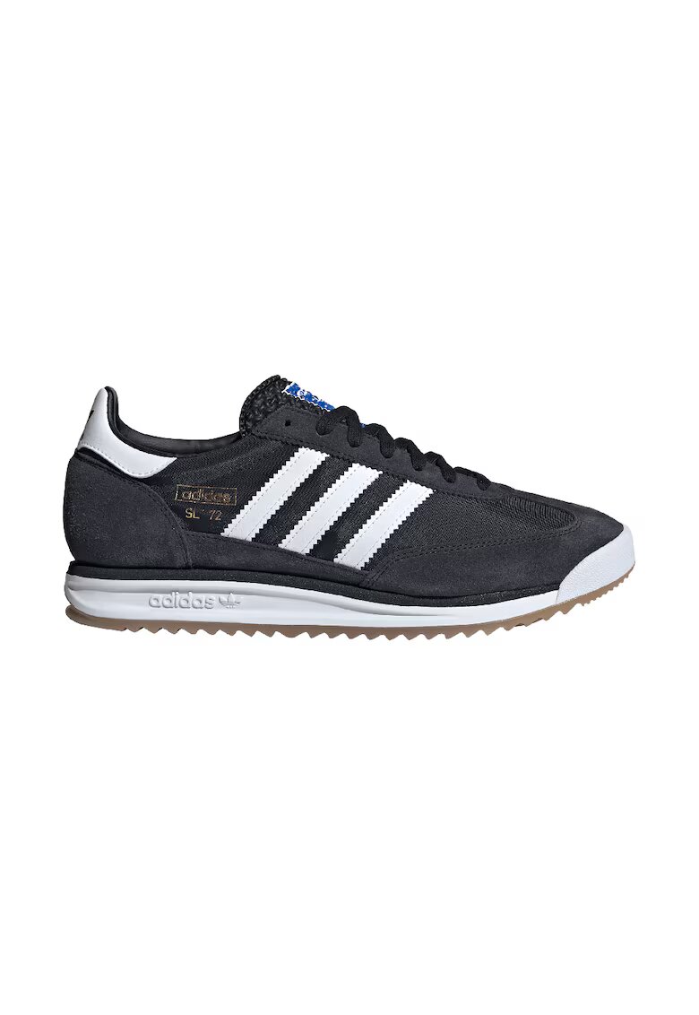 adidas Originals Pantofi sport cu garnituri din piele intoarsa SL 72 - Negru