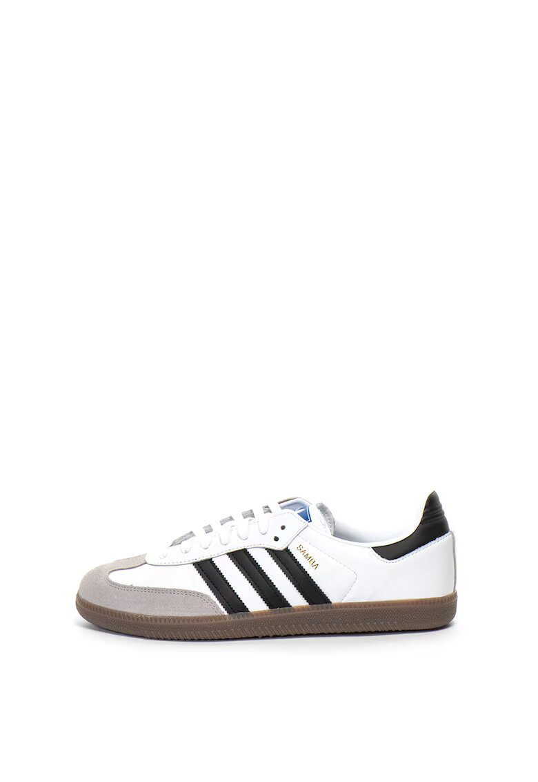 adidas Originals Pantofi sport de piele si piele intoarsa Samba