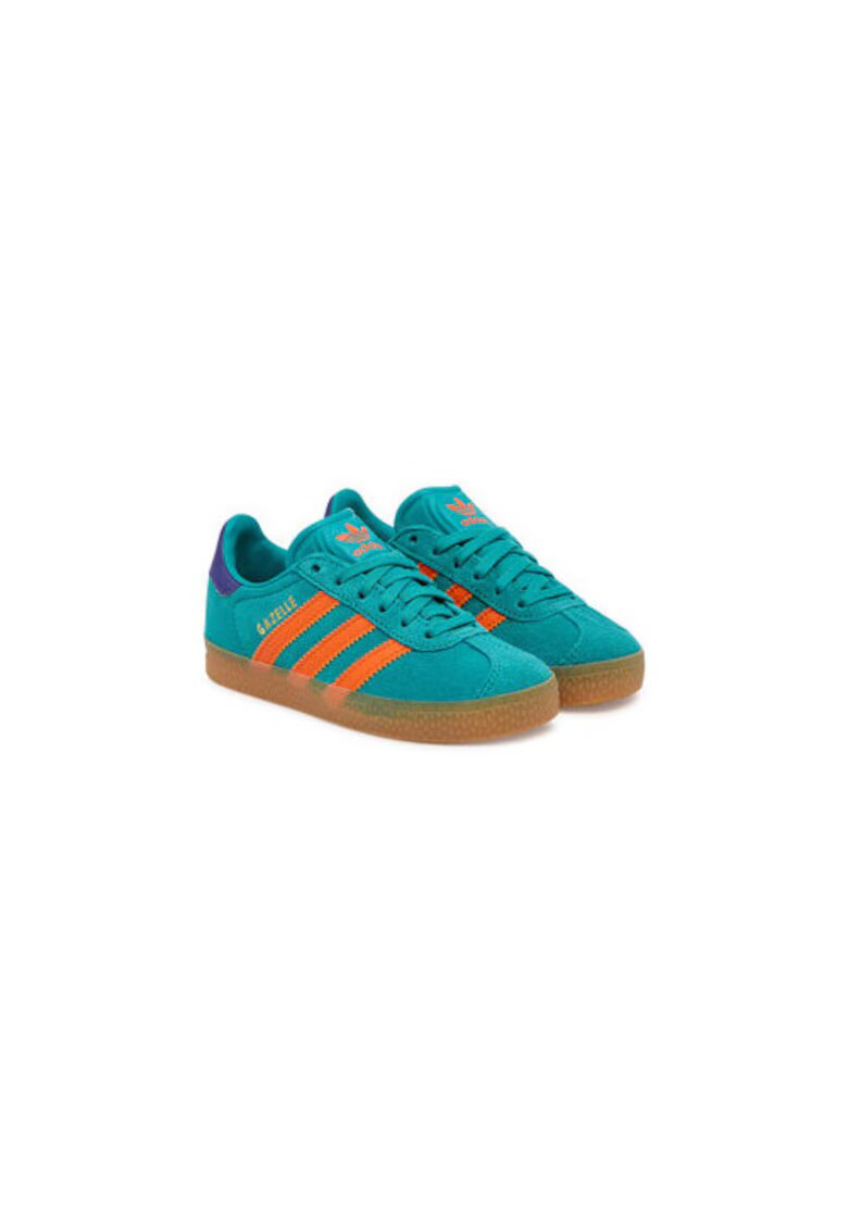 adidas Originals Pantofi sport di piele intoarsa cu logo Gazelle