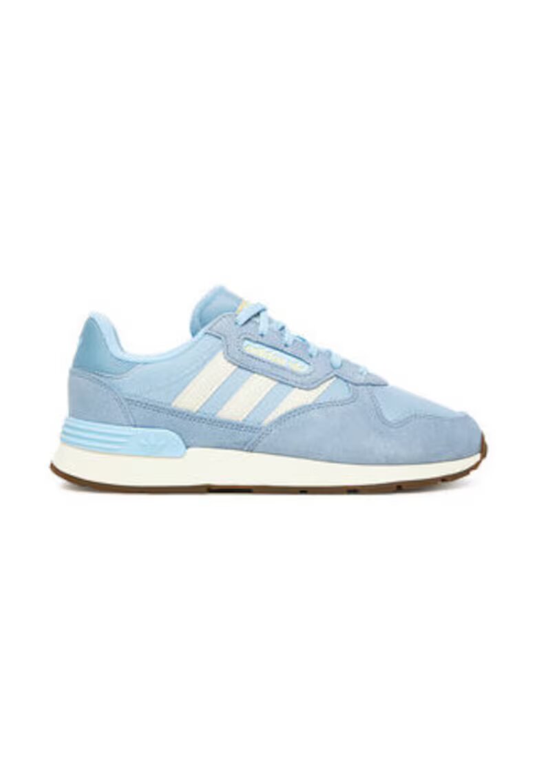 adidas Originals Pantofi sport din material textil cu insertii de piele intoarsa