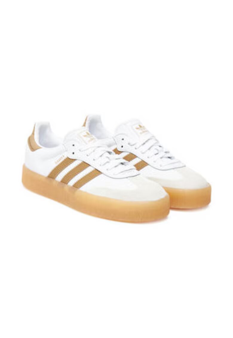 adidas Originals Pantofi sport din piele cu garnituri contrastante