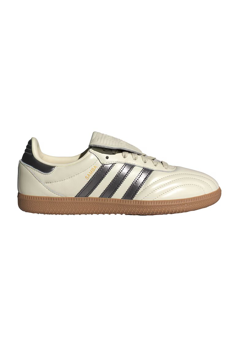 adidas Originals Pantofi sport din piele cu garnituri contrastante Samba - Negru/Crem