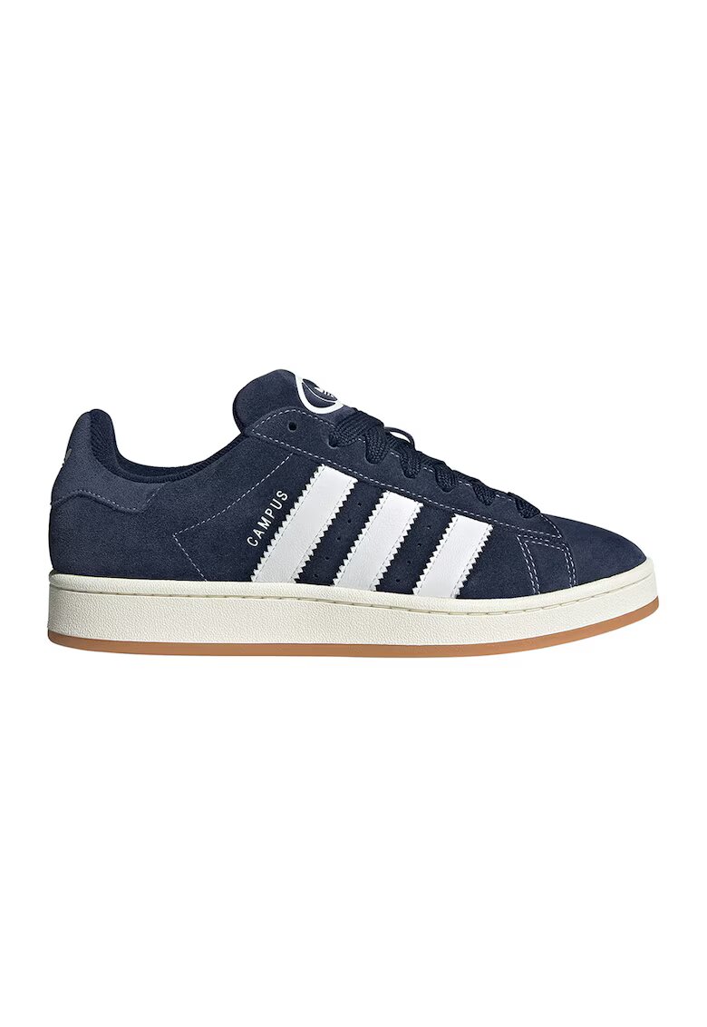 adidas Originals Pantofi sport din piele intoarsa Campus 00s - Albastru ultramarin/Alb murdar