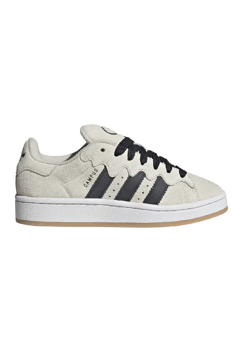 adidas Originals Pantofi sport din piele intoarsa Campus 00s - Negru/Gri deschis